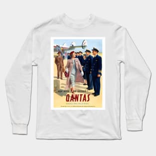 Qantas Super service at your command Long Sleeve T-Shirt